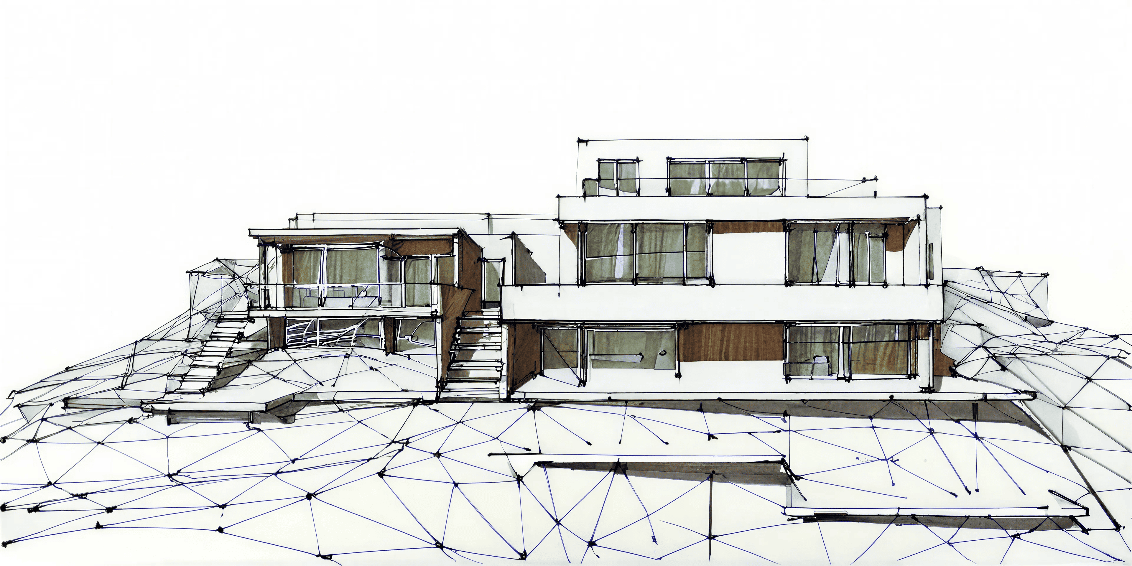 Construction site meeting